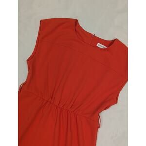 Calvin Klein Red Sleeveless Party Dress Women's Size 10 NWT